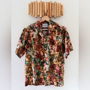 Portuguese Flannel - Vacation Shirt - Floral Print S